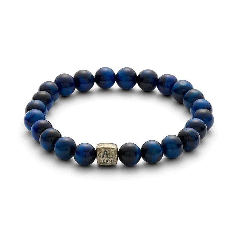 Alexander Lynggaard Cph ColorUp Tiger Eye Blue Armbånd (8mm.)