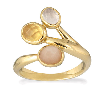 Rabinovich Rainbow Ring Forgyldt Sølv