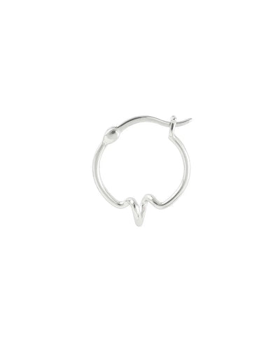 Hultquist Copenhagen Heartbeat Creol Ørering Sølv