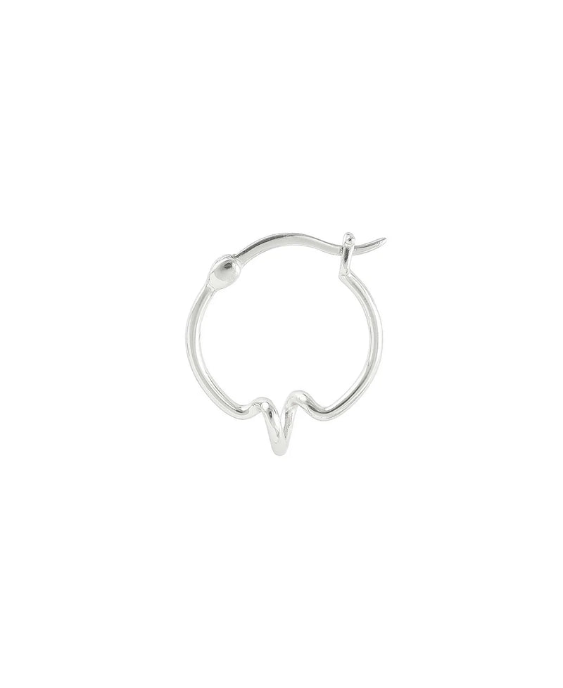 Hultquist Copenhagen Heartbeat Creol Ørering Sølv