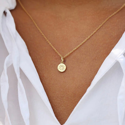 Ro Copenhagen Inner Peace Solar Plexus Chakra Vedhæng 18 kt. Guld