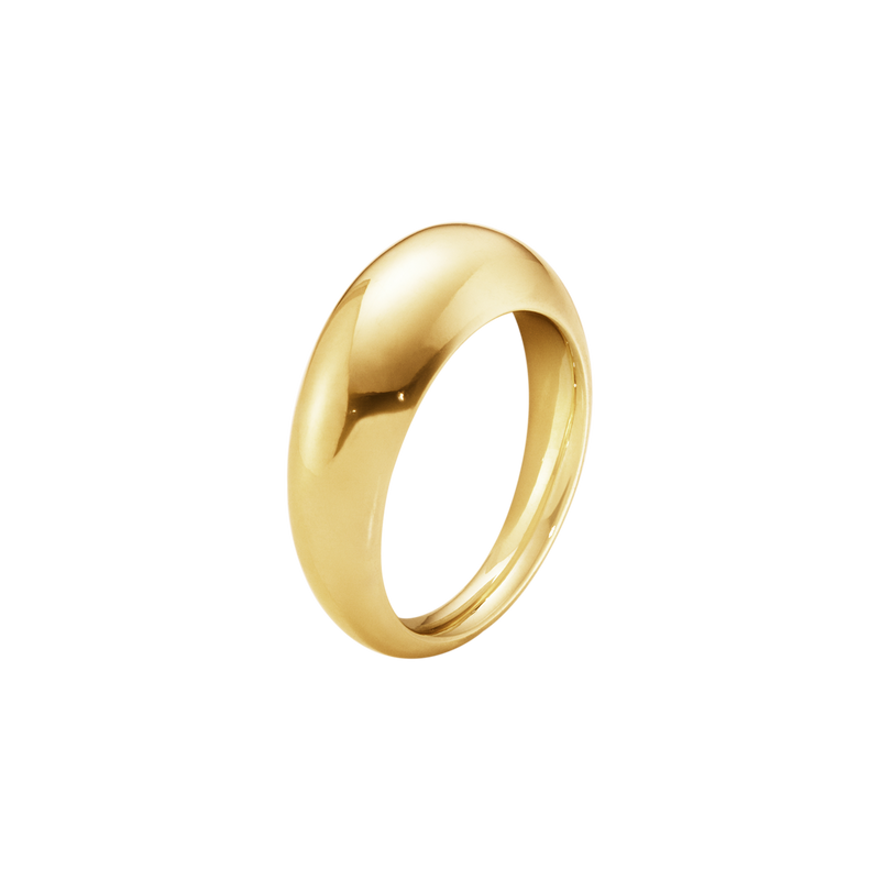 Georg Jensen Curve Ring Slim 18kt Guld