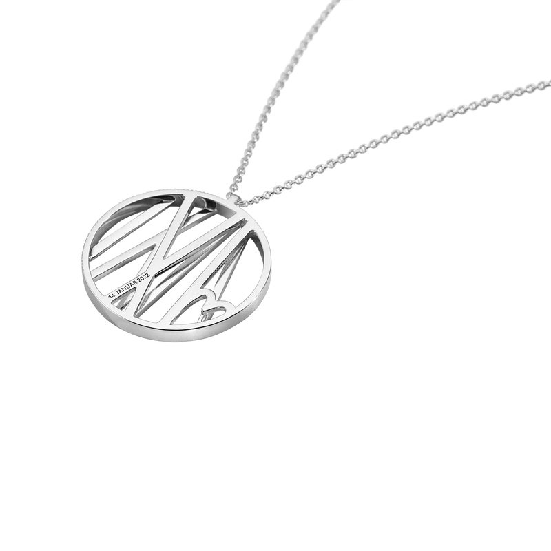 Georg Jensen 50 års Regeringsjubilæum Halskæde Sølv m. 18 kt. Guld