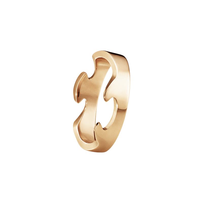 Georg Jensen Fusion End Ring 18 kt. Rosaguld