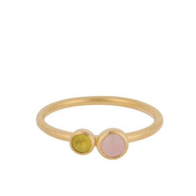 Pernille Corydon Pastel Sky Ring Forgyldt Sølv